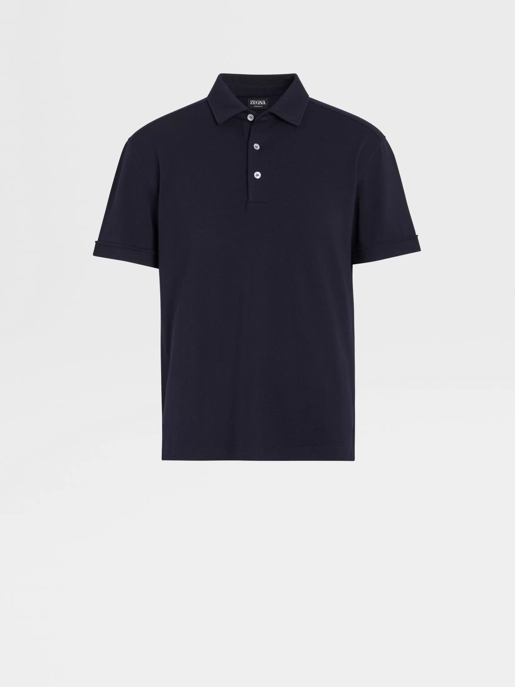 Best ZEGNA Polo de Lana 12milmil12 Azul Marino Azulmarino