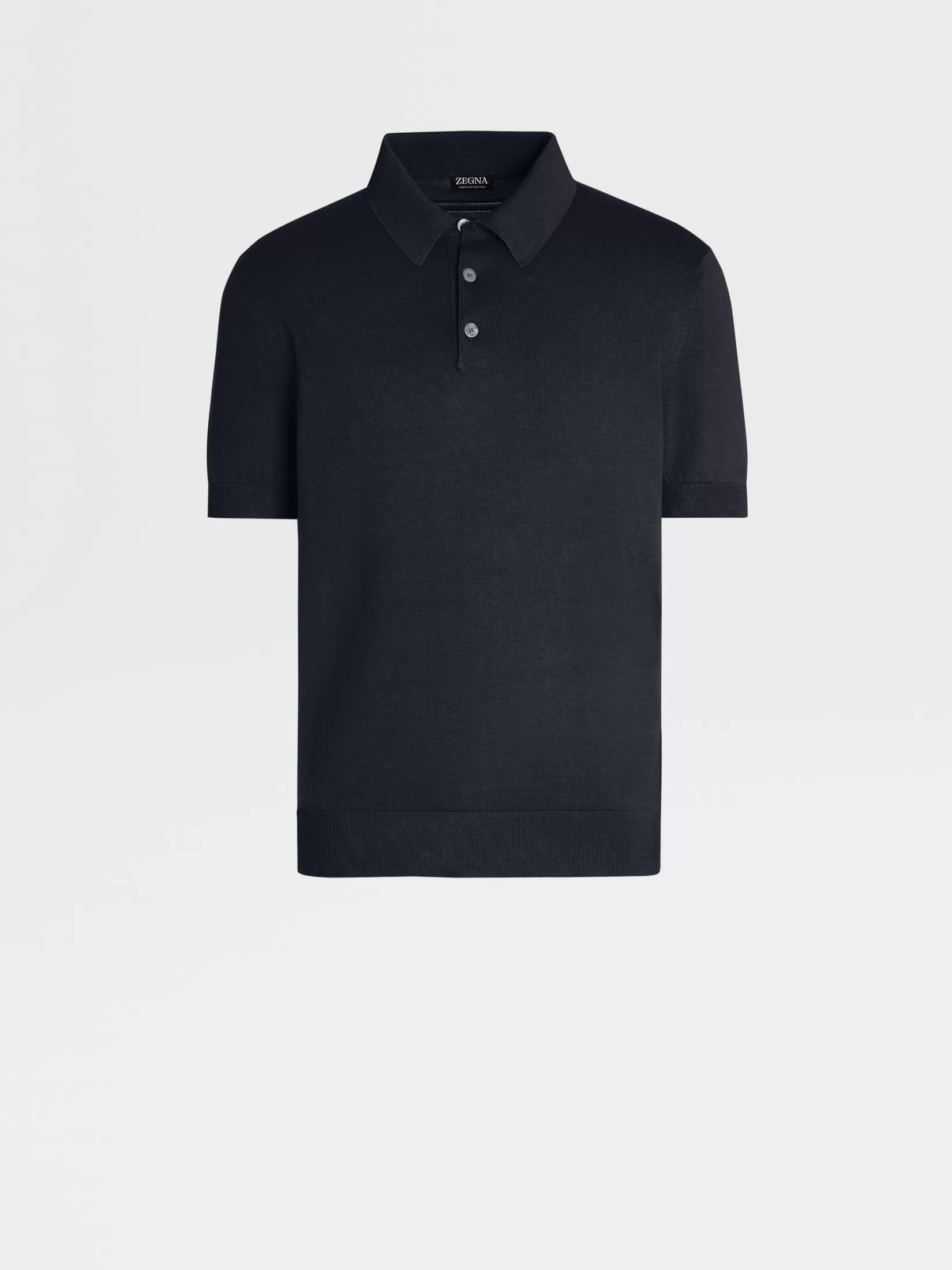 Best Sale ZEGNA Polo Premium Cotton Color Azul Marino Azulmarino