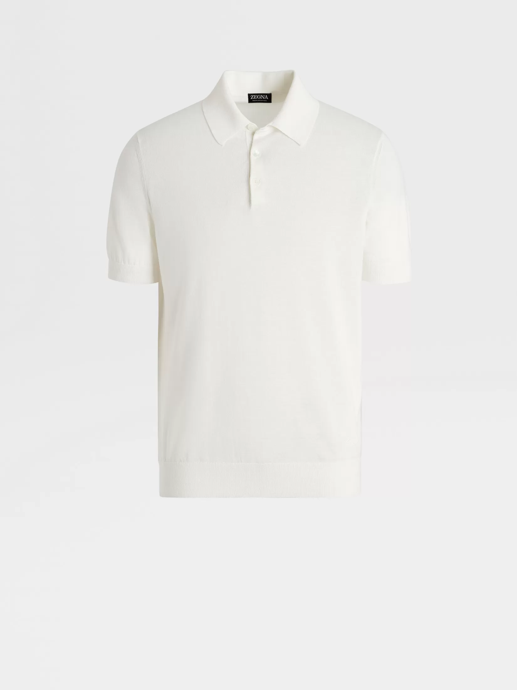 Cheap ZEGNA Polo Premium Cotton Color Blanco