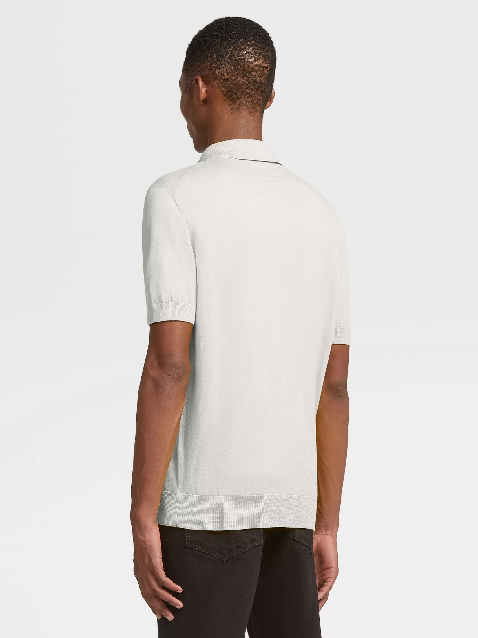 Cheap ZEGNA Polo Premium Cotton Color Blanco