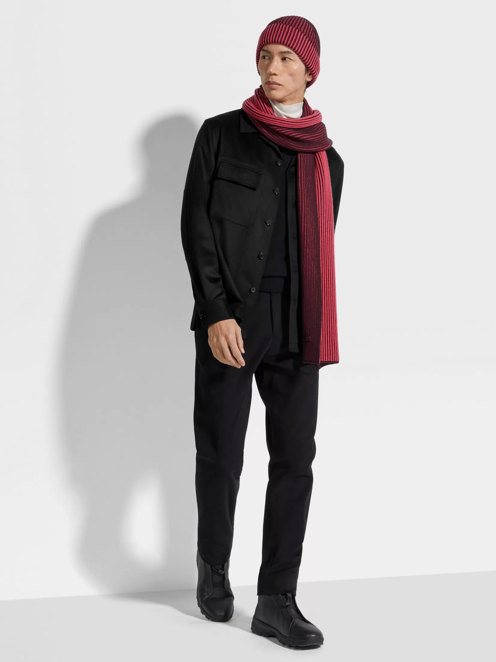 Shop ZEGNA Sobrecamisa Alba en Oasi Cashmere Negro