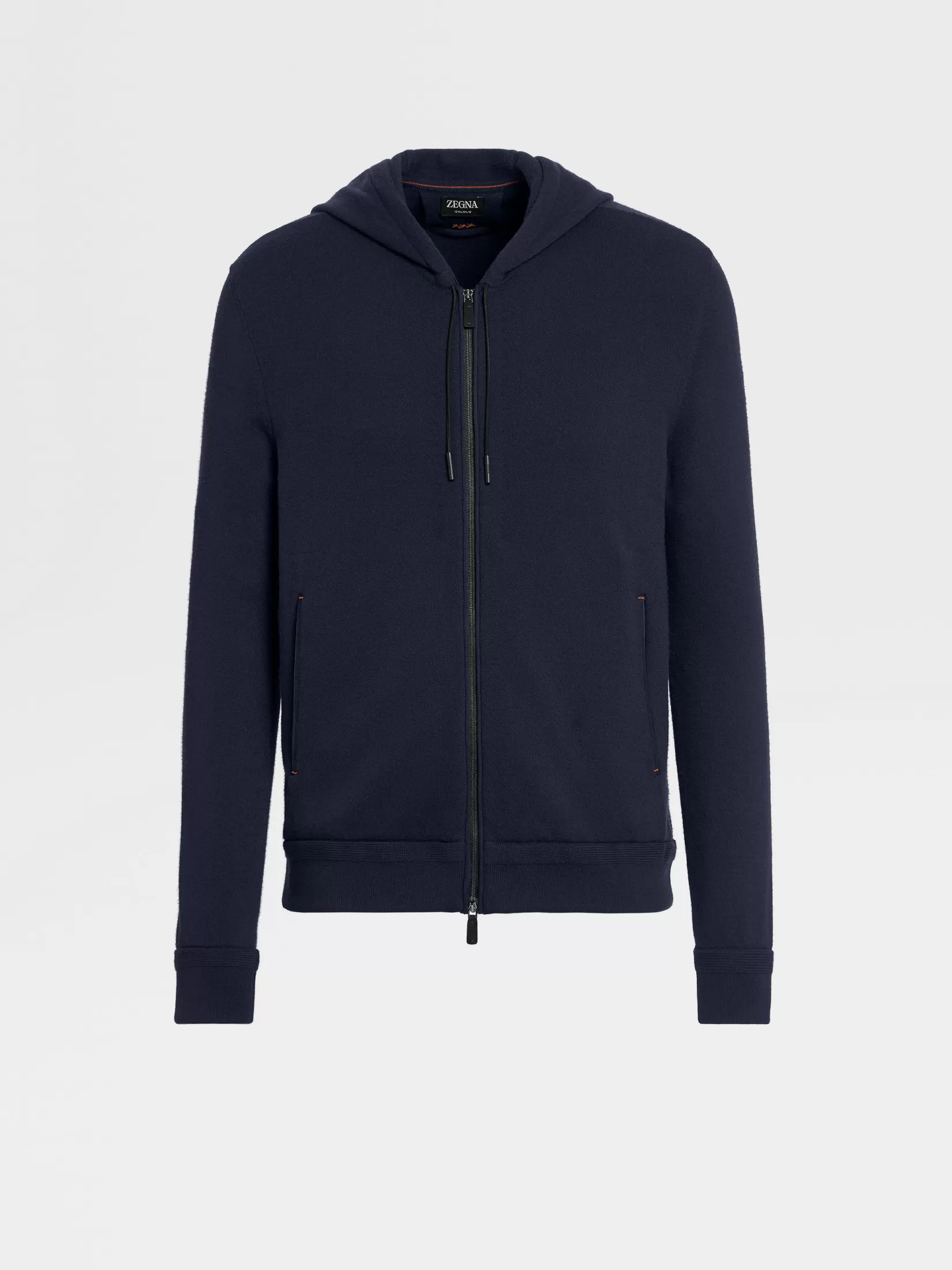 Discount ZEGNA Sudadera con Capucha de Lana 12milmil12 Azul Marino AzulMarino