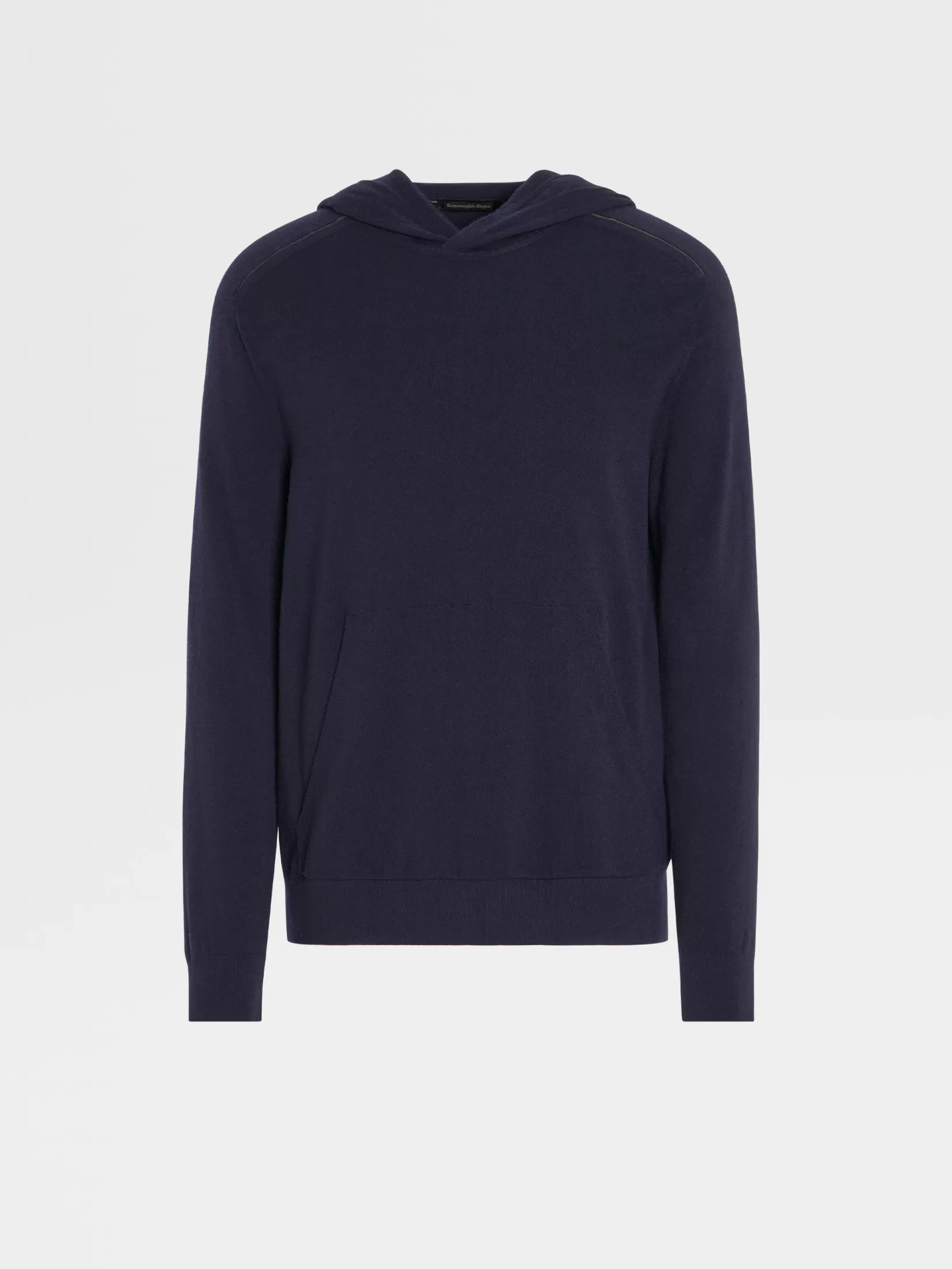 Online ZEGNA Sudadera con capucha de Lana 12milmil12 Azul Marino Azulmarino