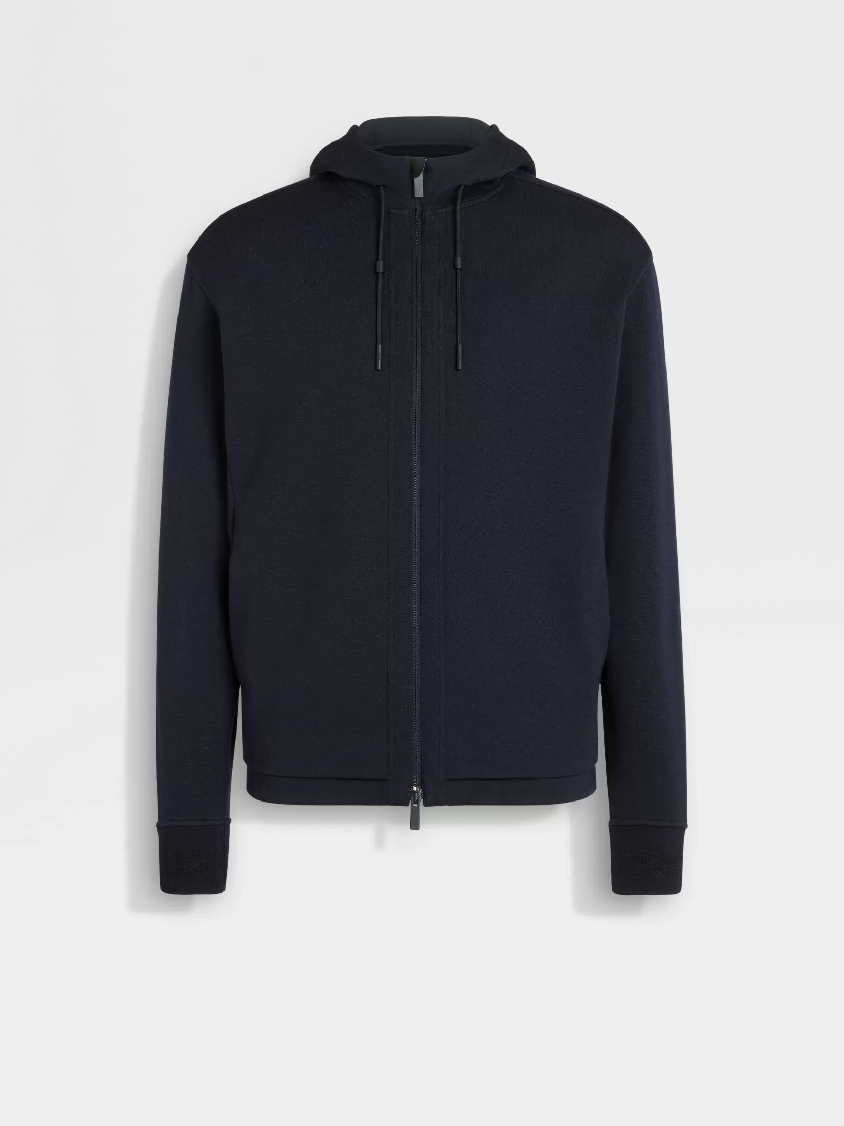 Online ZEGNA Sudadera Hoodie con Capucha en Mezcla de Lana High Performance™ Color Azul Marino Azulmarino