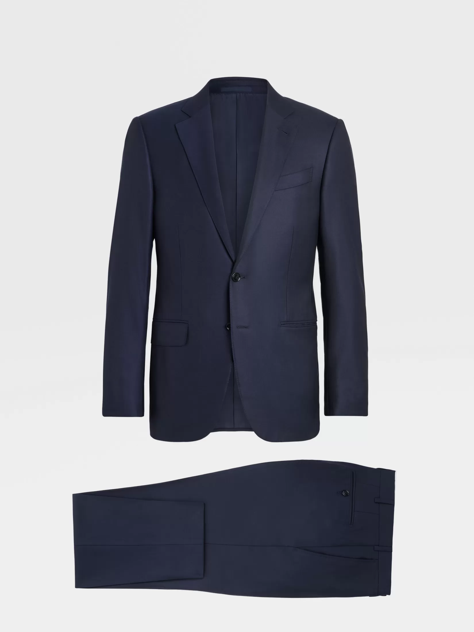 Discount ZEGNA Traje de Lana 12milmil12 Azul Marino Azulmarino