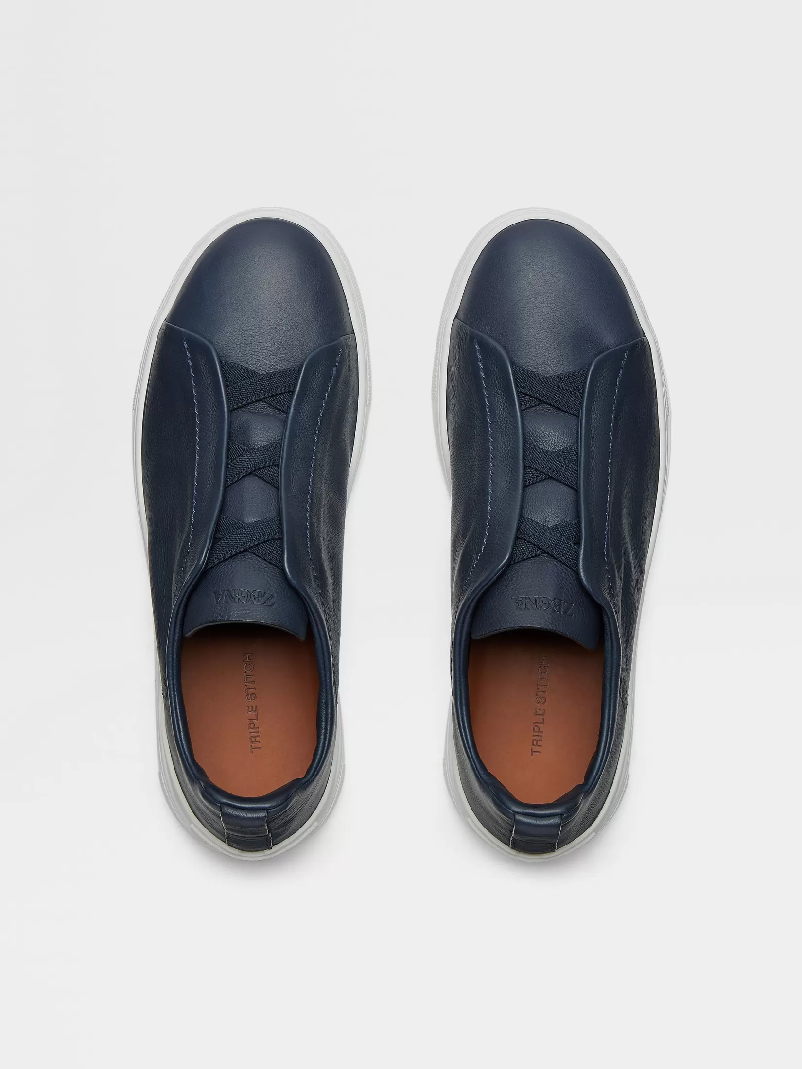 Outlet ZEGNA Zapatillas Triple Stitch™ SECONDSKIN Color Azul