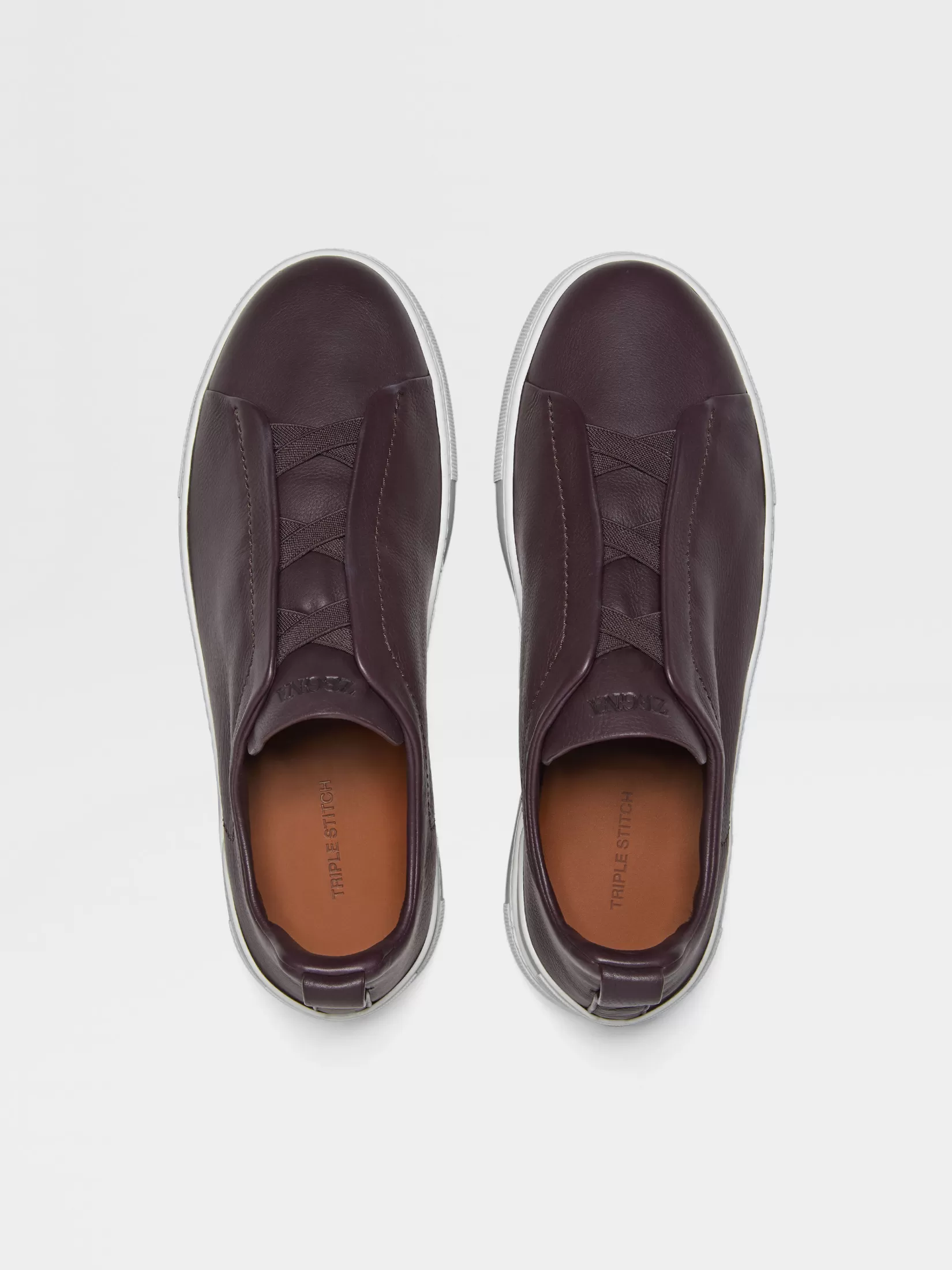 Online ZEGNA Zapatillas Triple Stitch™ SECONDSKIN Color Violeta Oscuro Violetaoscuro