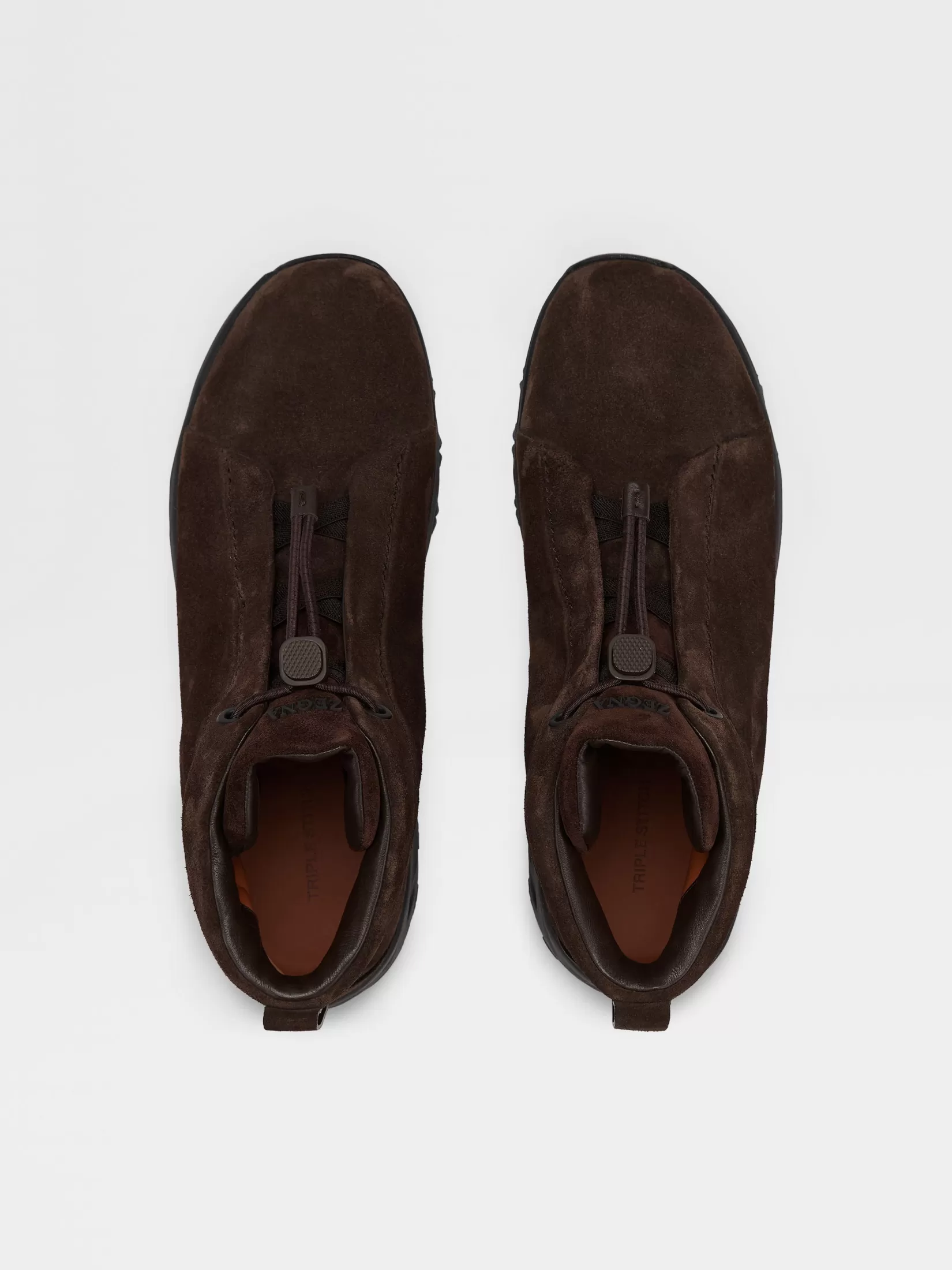 Shop ZEGNA Zapatillas Triple Stitch™ Vetta en Ante Color Marrón