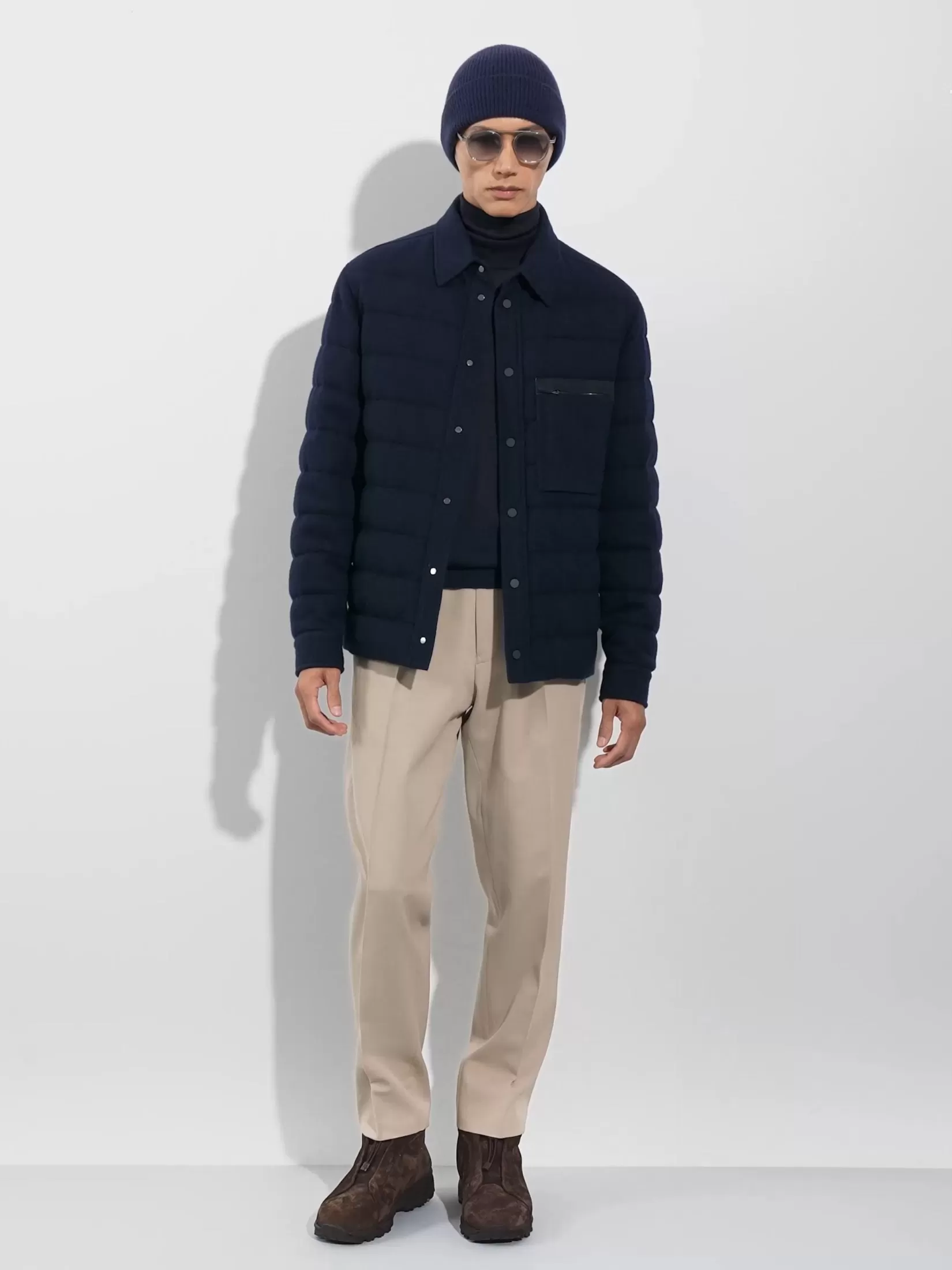 Shop ZEGNA Zapatillas Triple Stitch™ Vetta en Ante Color Marrón