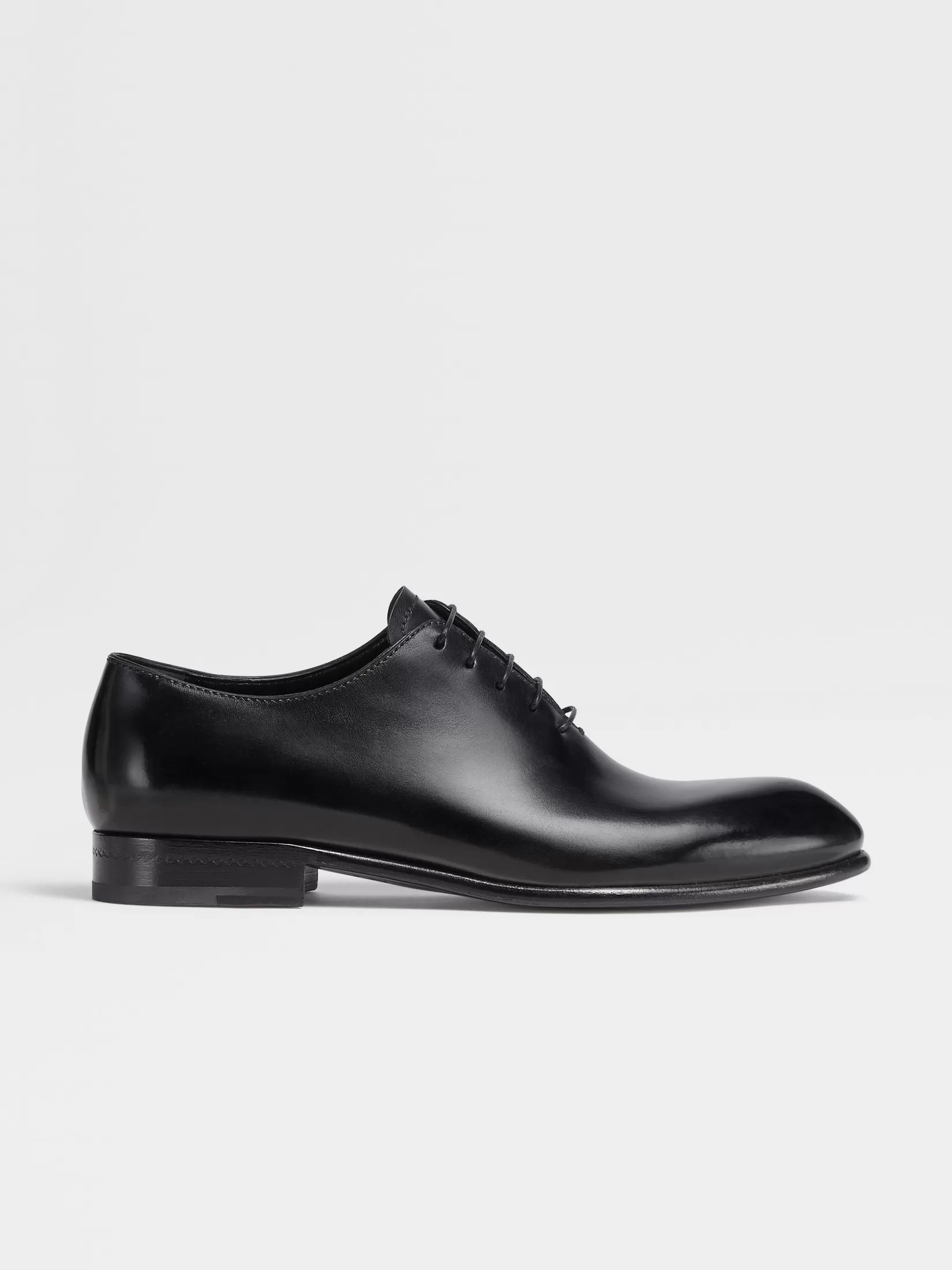 Online ZEGNA Zapatos Wholecut Oxford Vienna Evening en Piel Cepillada Color Negro